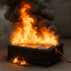 Thermal Runaway in Lithium-Ion Battery